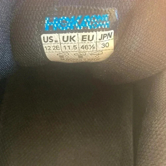 Hoka One  One Bondi 7 all black - Picture 9 of 9